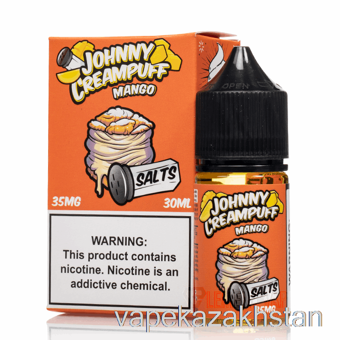 Vape Kazakhstan Mango - Johnny Creampuff Salts - 30mL 35mg